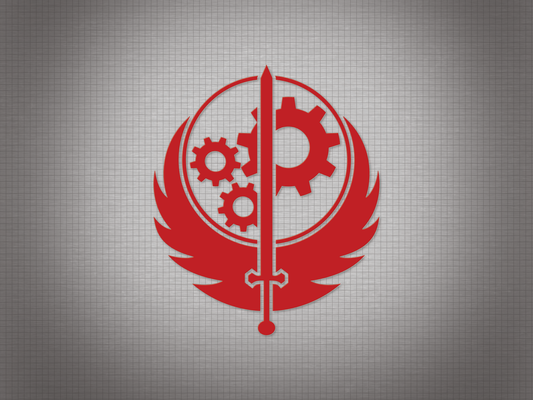 Brotherhood of Steel Insignia. Vinyl Decal.